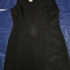 Armani Collezioni Elegant Black Midi Dress
